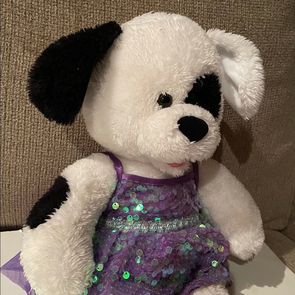 Build A Bear Stuffed Animal Dog w/dress - Picture 2 of 8